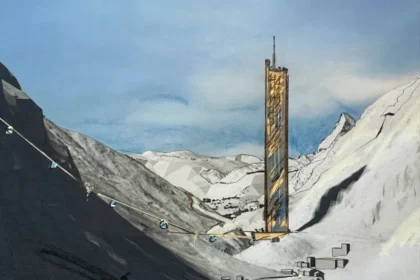 Na wysokości 1500 metrów, ma powstać Lina Peak, 260 metrowy wieżowiec pod Matterhornem / DR Heinz Julen
